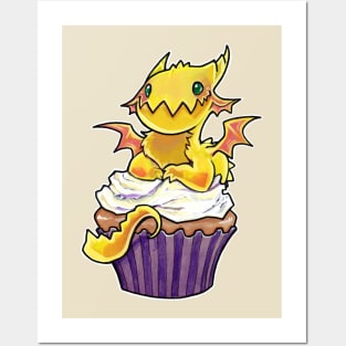 Cupcake dragon vanilla sunshine Posters and Art